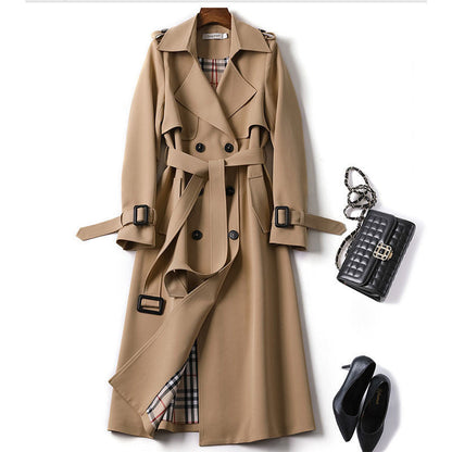 Trenchcoat voor Dames met Tailleceintuur en Knoopsluiting – Jade