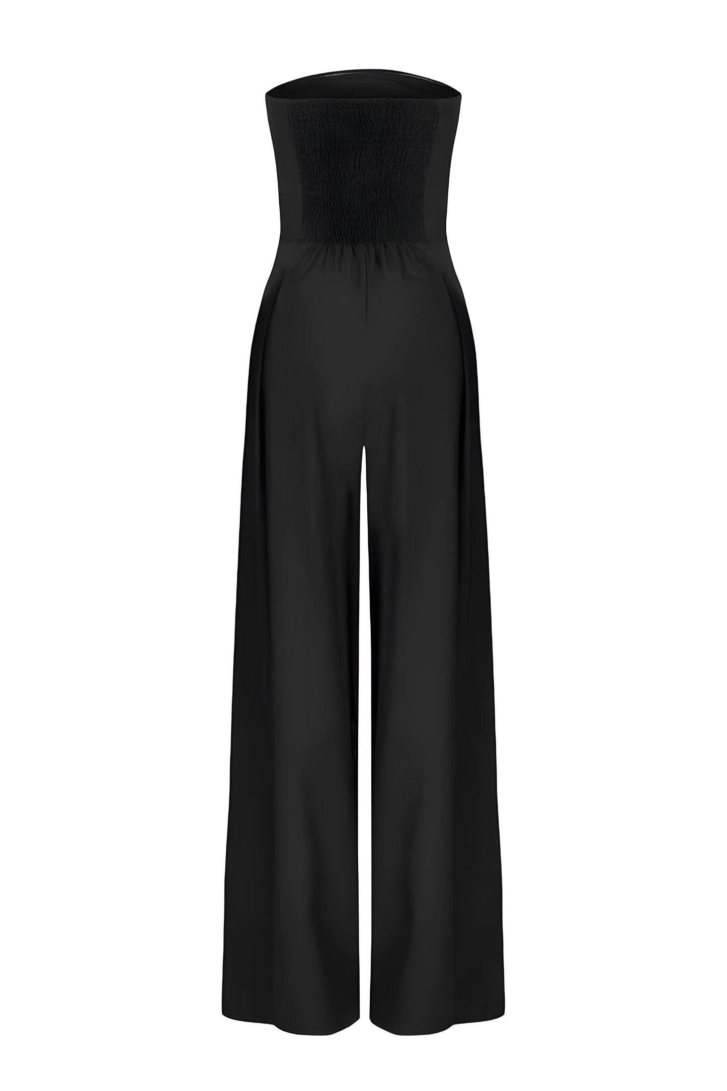 Dames jumpsuit strapless elegant vloeiend avond – Serelina