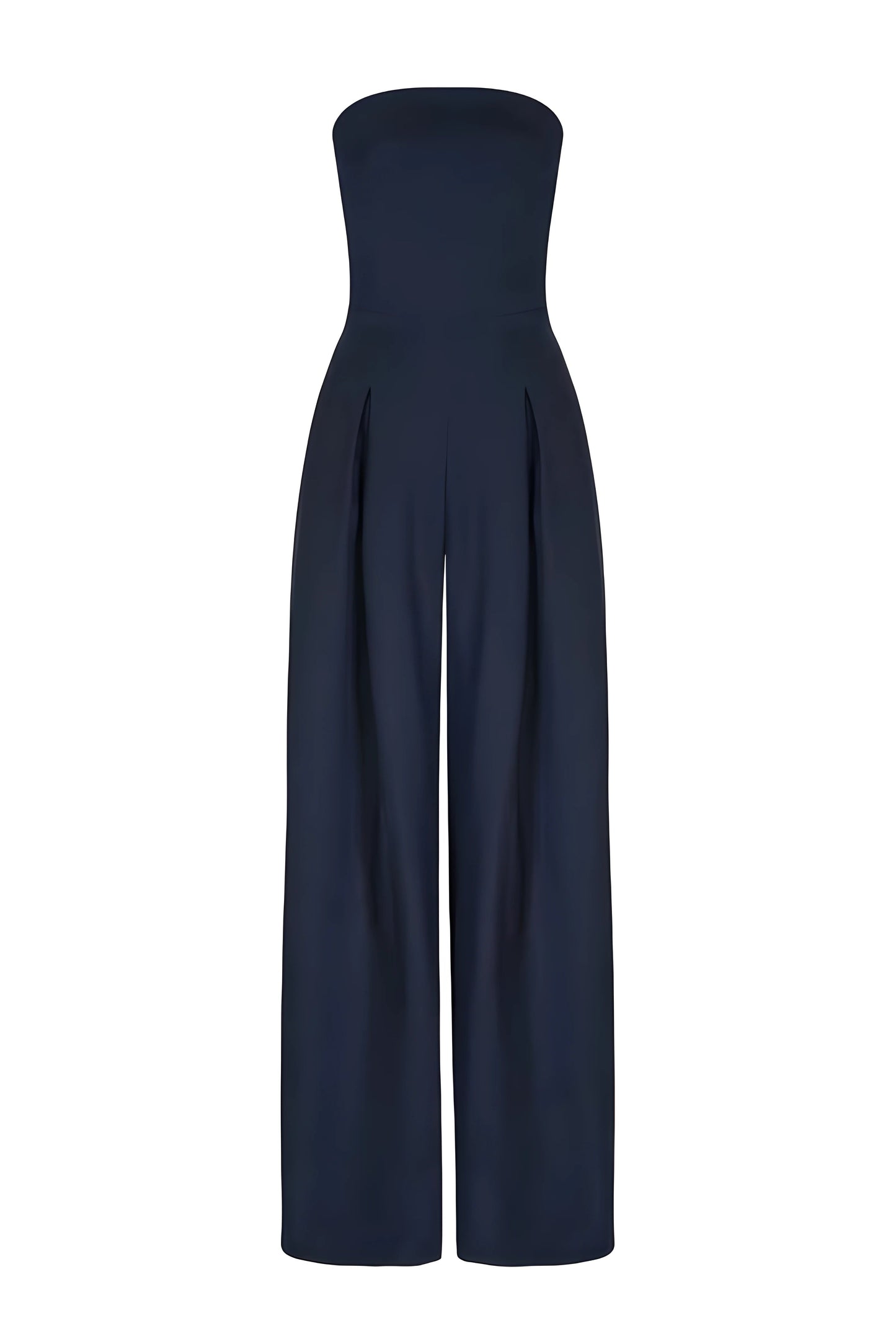 Dames jumpsuit strapless elegant vloeiend avond – Serelina
