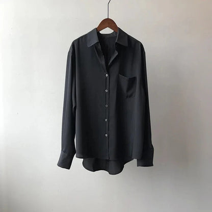 Luxe Zijde Blouse voor Elegante Comfort – Sorella