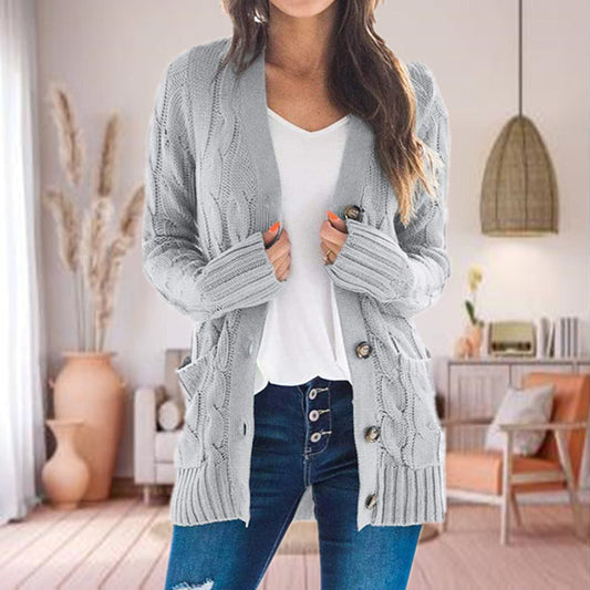 Gebreid damesvest met stijlvolle pasvorm – Olivia