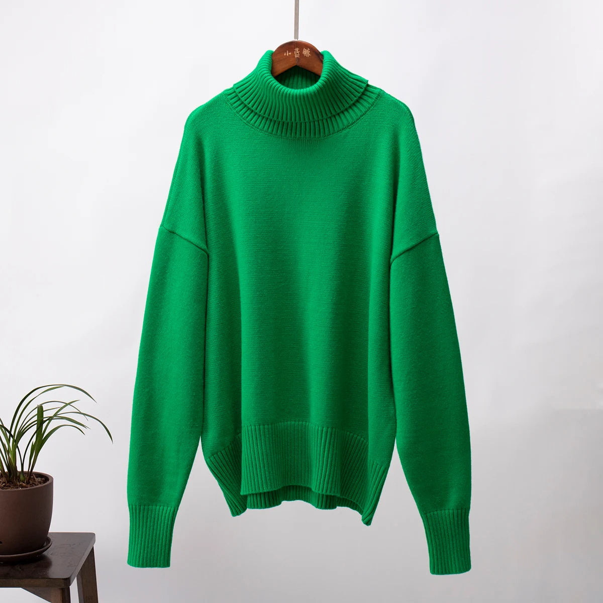 Warme wol coltrui met elegante pasvorm – Mila