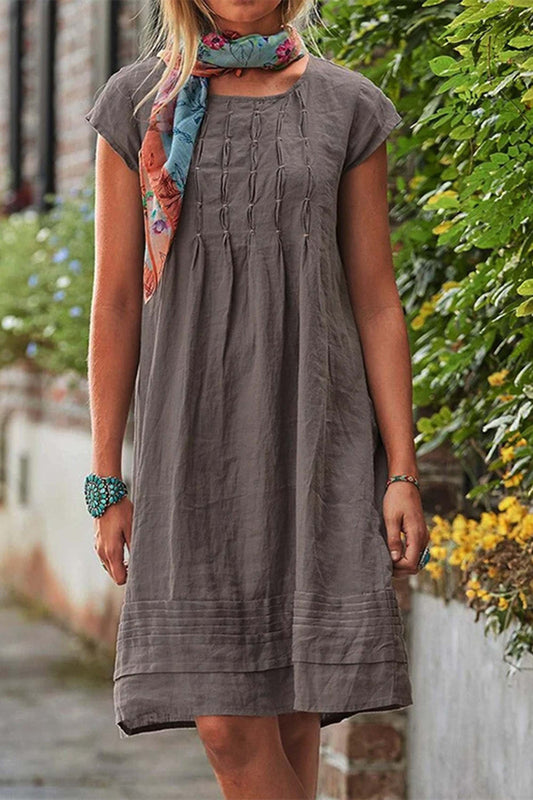 Zomerjurk Comfort Casual Ronde Hals Look – Sanne