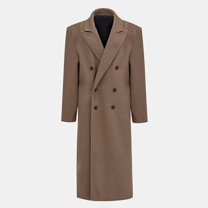 Oversized Winterjas voor Dames met Wollook Stof – Mirelle