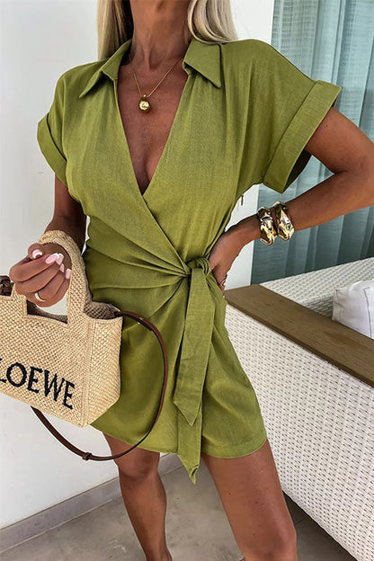 Korte mouwen dames jumpsuit voor zomerstijl – Noor