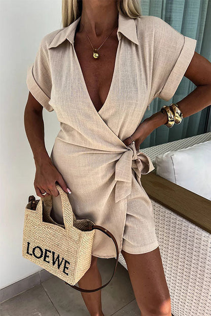 Korte mouwen dames jumpsuit voor zomerstijl – Noor