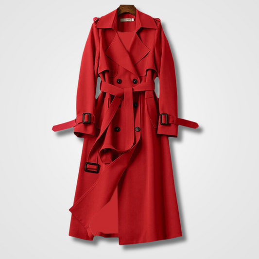 Tijdloze trenchcoat met waterafstotende stof – Emilia