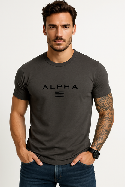 Casual katoenen T-shirt met ronde hals voor heren – Simon