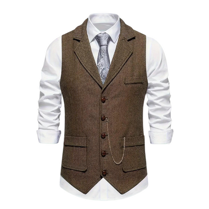 Elegant lapel vest voor heren – Callan