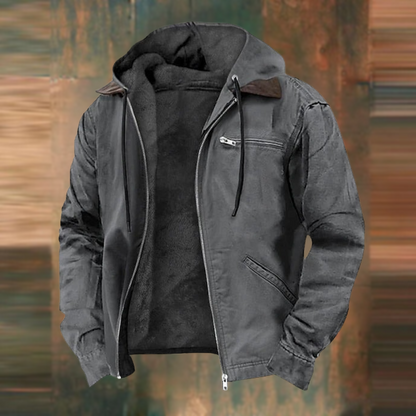 Moderne herenjas met elegante pasvorm en warmte – Silvano