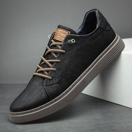 Heren Executive Leren Sneakers voor Casual Winter Oxford Schoenen - Lars