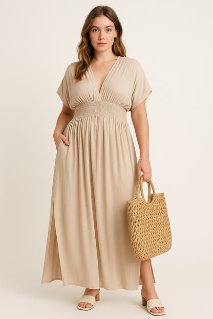 Comfy maxi daComfy maxi damesjurk met hoge taille en flair – Lurevamesjurk met hoge taille en flair – Lureva