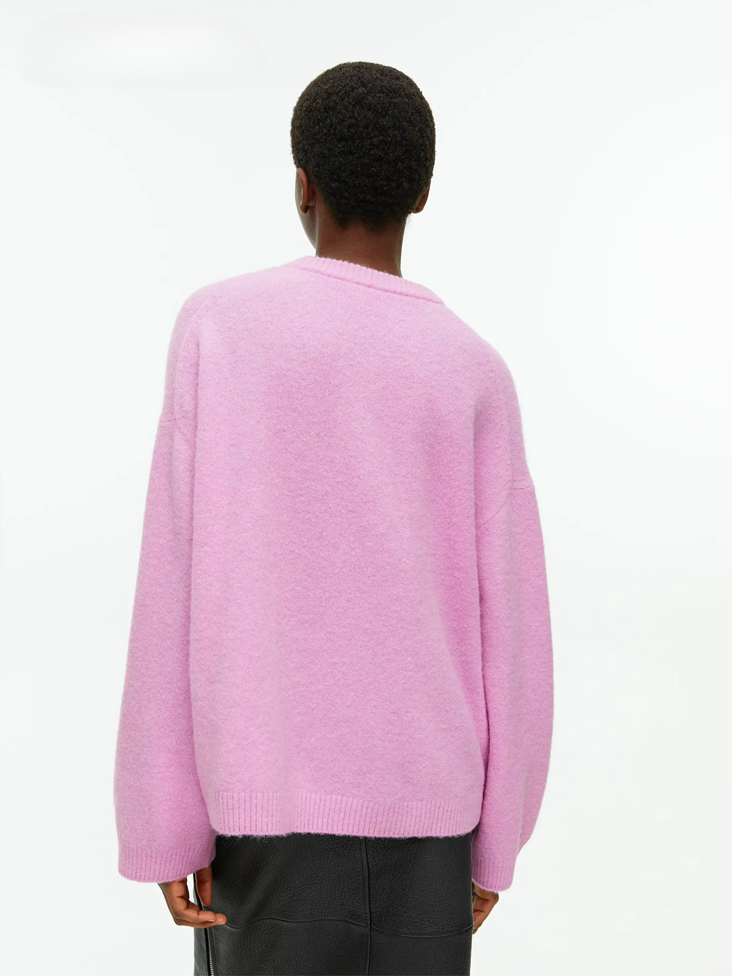 Zachte oversized trui met O-hals voor dames – Noa