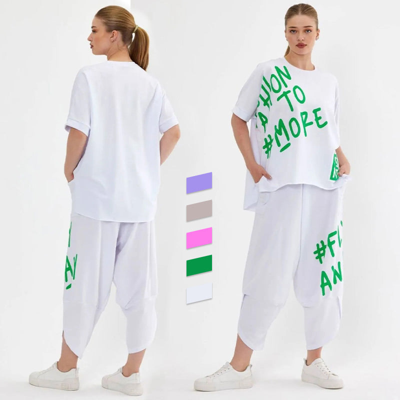 Comfortabele en stijlvolle dameskleding set voor elke dag – Tess