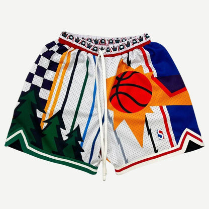 Vintage basketbalshorts met modern comfort en stijl – Lars