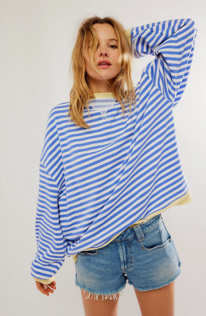 Gestreepte dames trui comfortabel casual stijlvol – Nuvina