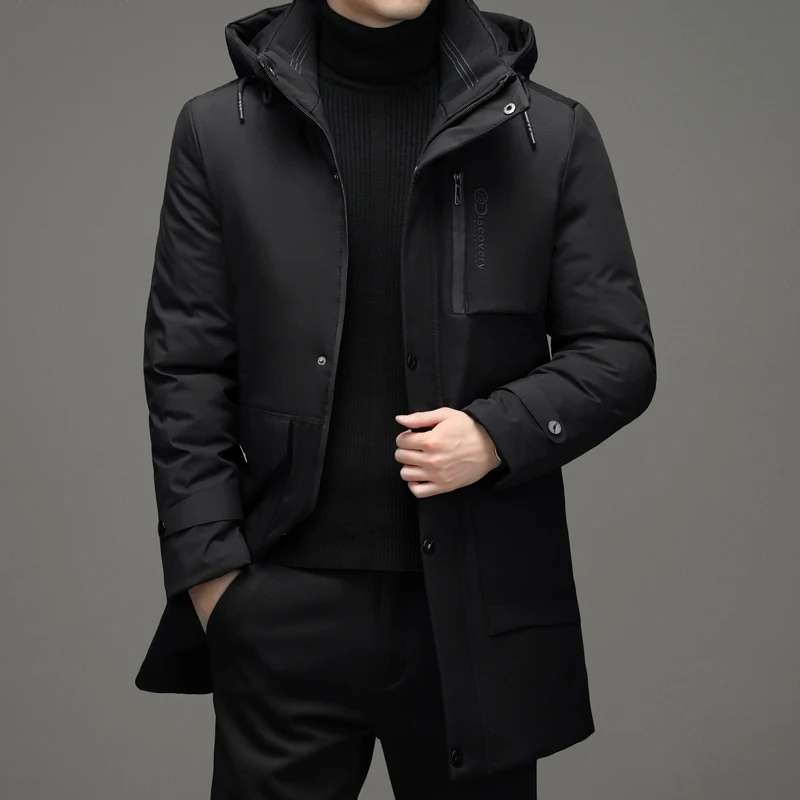 Winterjas Heren met Capuchon en Ritszakken – Thomas