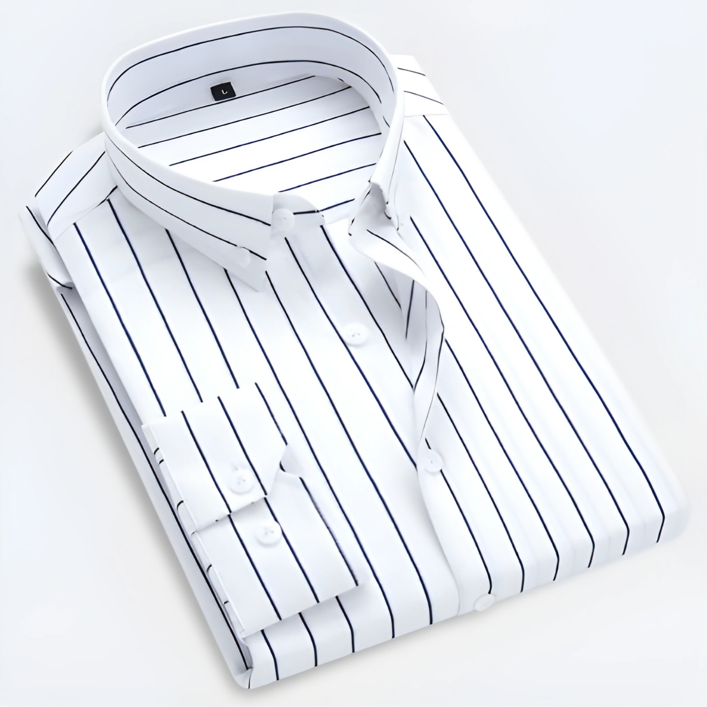Heren Overhemd Gestreept Lange Mouw Casual Kleding – Daan