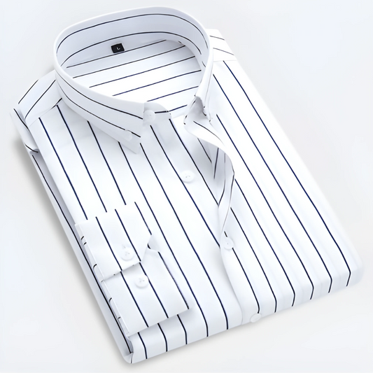 Heren Overhemd Gestreept Lange Mouw Casual Kleding – Daan