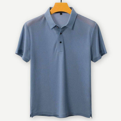 Air Flow Gebreide Polo Shirt voor Heren – Matteo