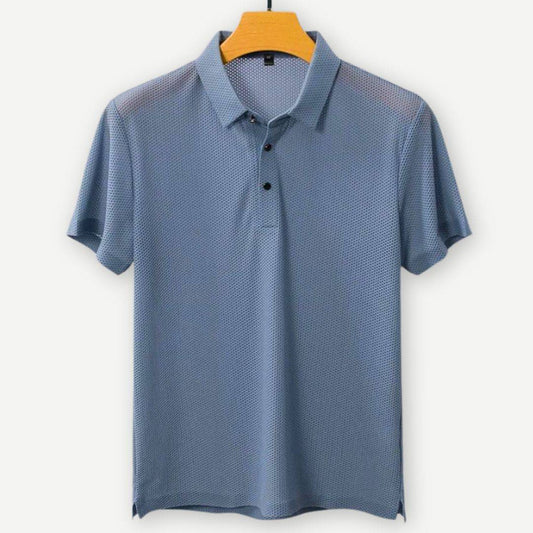 Air Flow Gebreide Polo Shirt voor Heren – Matteo