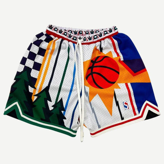 Vintage basketbalshorts met modern comfort en stijl – Lars