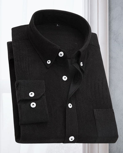Heren Corduroy Overhemd Lange Mouwen Casual Stijl - Mark