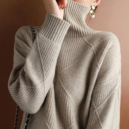 Elegante en warme coltrui voor dames – Olivia
