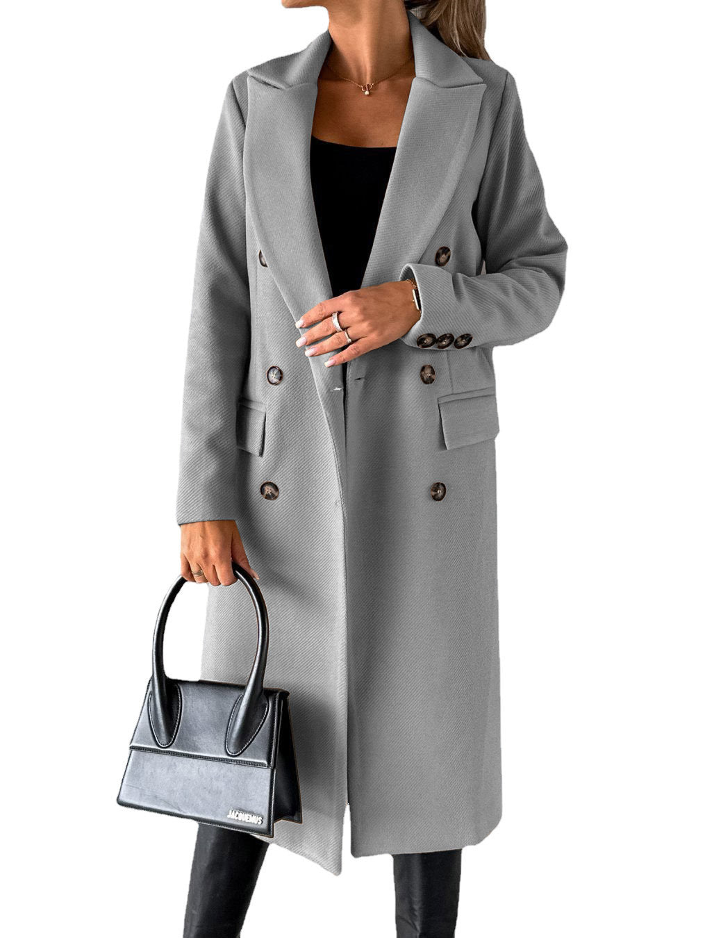 Elegante Lange Winterjas Voor Stijlvolle Looks – Mila