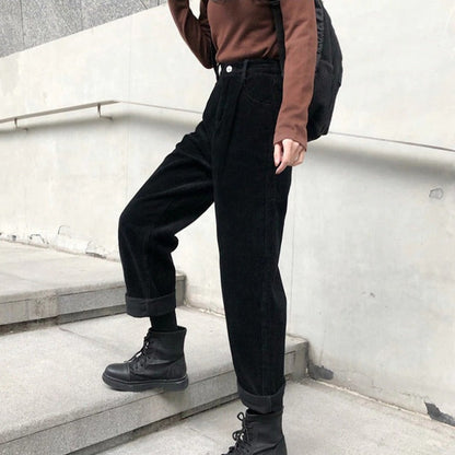 Trendy corduroy broek voor dames – Sofia