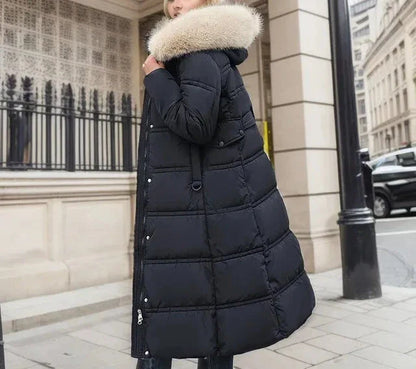 Warme Winterjas voor Dames met Bontkraag – Aurielle