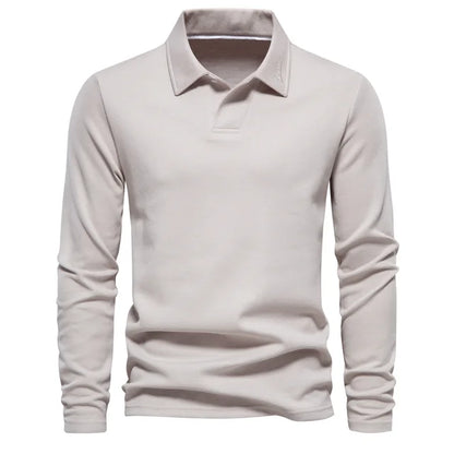 Klassiek Poloshirt met Lange Mouwen voor Heren – Matthias