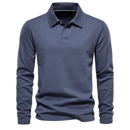 Klassiek Poloshirt met Lange Mouwen voor Heren – Matthias
