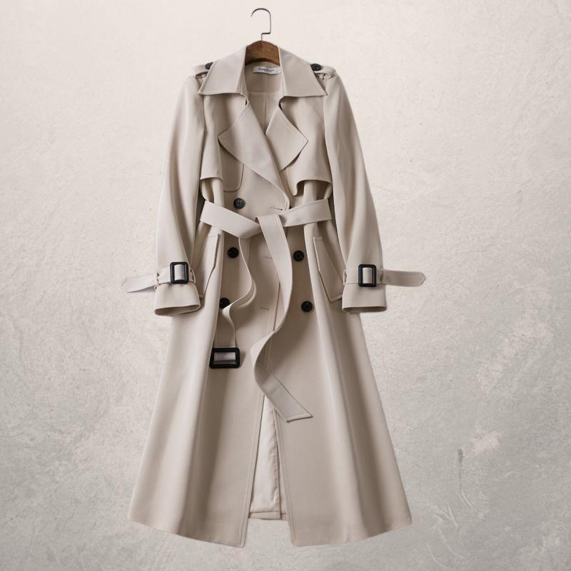 Trenchcoat voor Dames met Tailleceintuur en Knoopsluiting – Jade