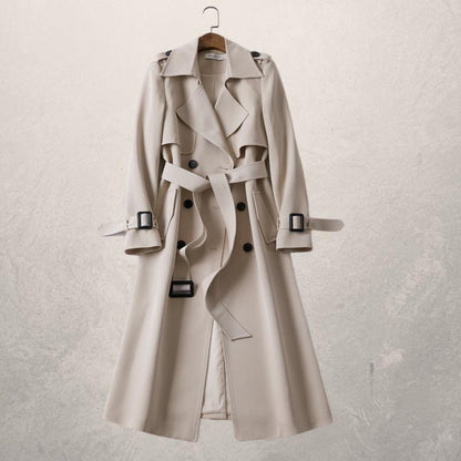 Trenchcoat voor Dames met Tailleceintuur en Knoopsluiting – Jade