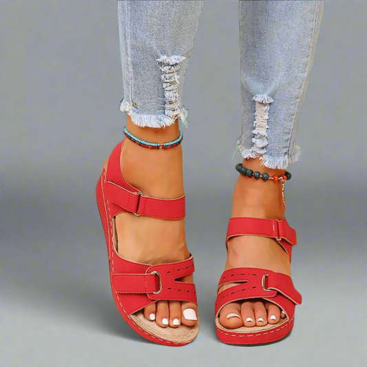 Elegante Orthopedische Sandalen voor Zomercomfort – Amalia