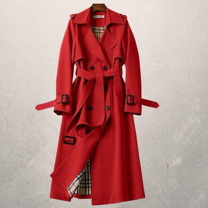 Trenchcoat voor Dames met Tailleceintuur en Knoopsluiting – Jade
