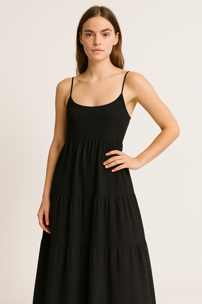 Elegante Rugloze Zomerjurk voor Dames – Emma