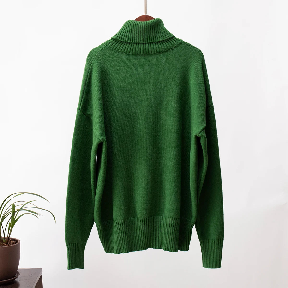 Warme wol coltrui met elegante pasvorm – Mila