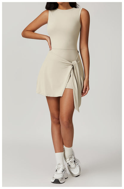 Sportieve Mini Jurk voor Dames met Ingebouwde Shorts – Liora