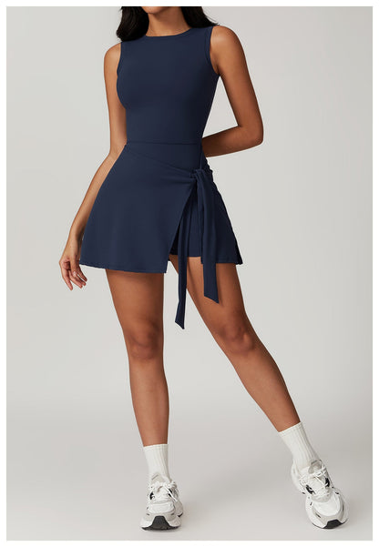 Sportieve Mini Jurk voor Dames met Ingebouwde Shorts – Liora