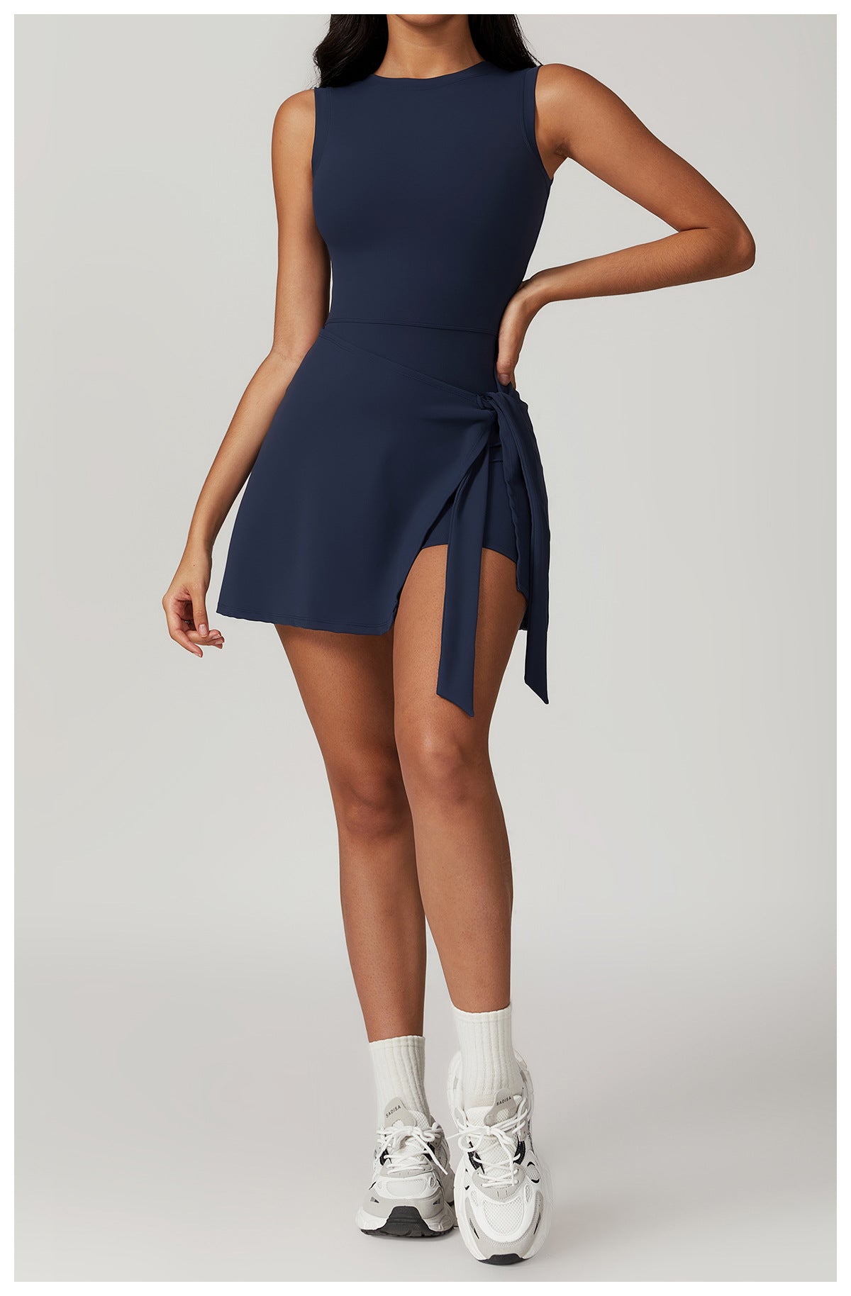 Sportieve Mini Jurk voor Dames met Ingebouwde Shorts – Liora