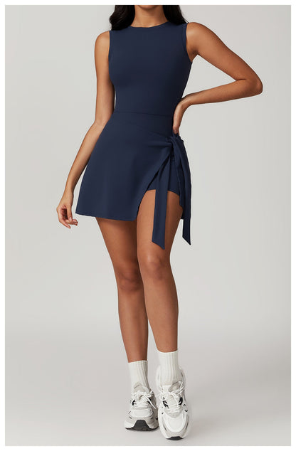 Sportieve Mini Jurk voor Dames met Ingebouwde Shorts – Liora
