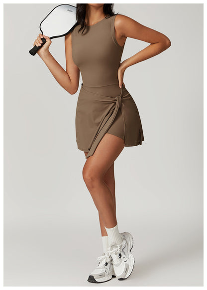 Sportieve Mini Jurk voor Dames met Ingebouwde Shorts – Liora