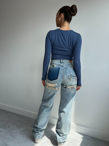 Ripped Jeans Met Stoere Pasvorm Comfortabel – Zoë