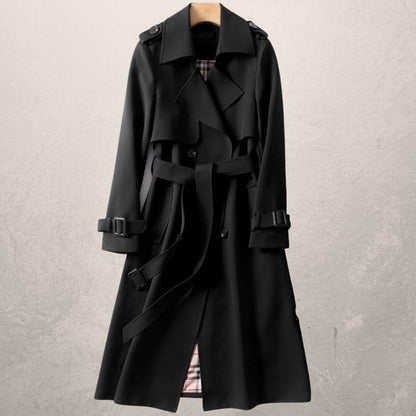 Trenchcoat voor Dames met Tailleceintuur en Knoopsluiting – Jade