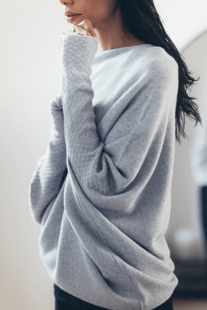 Stijlvolle off-shoulder trui voor een elegante look – Isabella