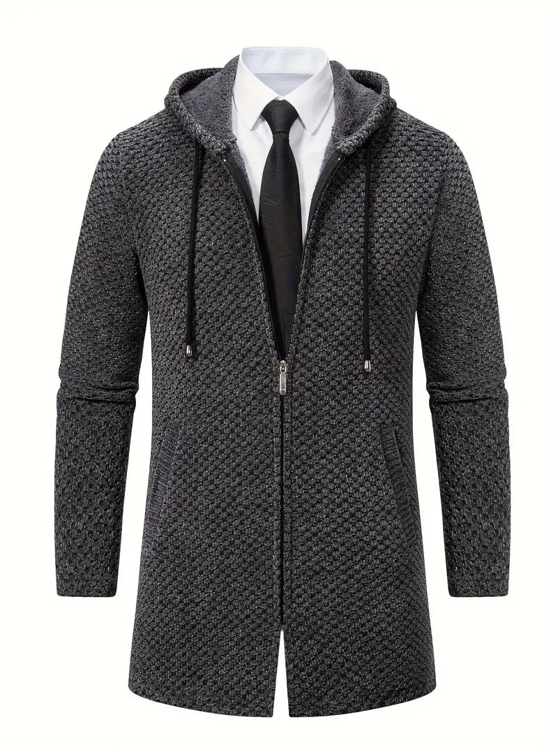 Warme Fleece Herenjas Met Capuchon – Julian