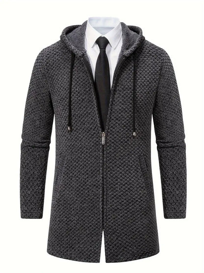 Warme Fleece Herenjas Met Capuchon – Julian