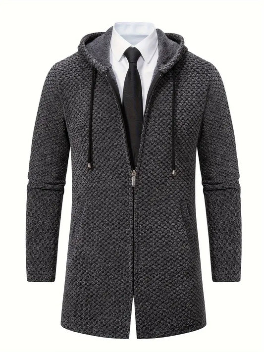 Warme Fleece Herenjas Met Capuchon – Julian